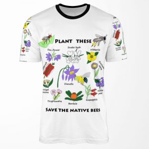 Plant These Save The Native Bees All-over-print T-shirt