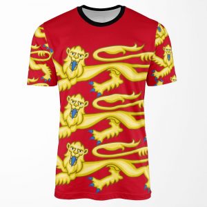 Plantagenet Arms Of England All-over-print T-shirt