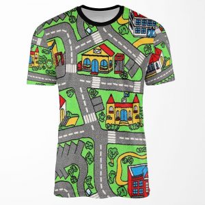 Play Carpet Toy Mat Childeren Meme All-over-print T-shirt