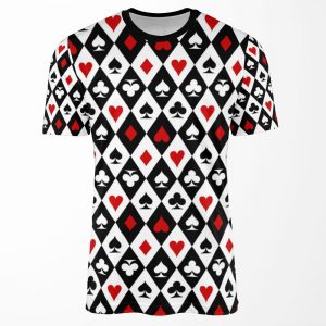 Playing Cards Suit Symbols All-over-print T-shirt