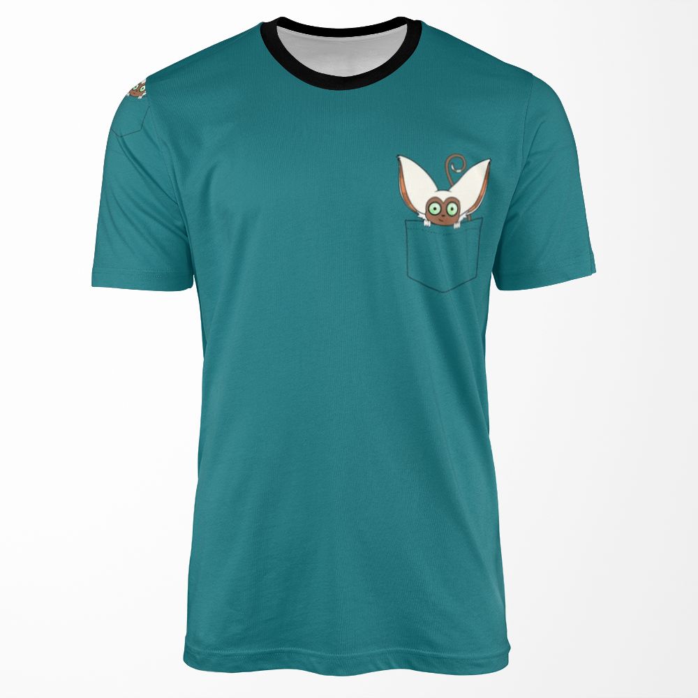 Pocket Momo All-over-print T-shirt