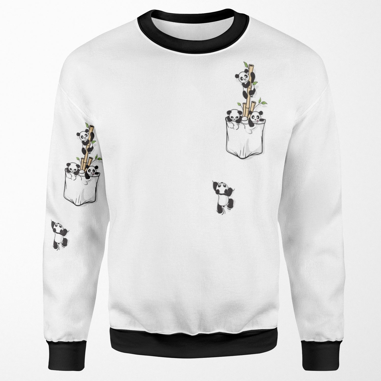Pocket Pandas All-over-print Unisex Sweatshirt