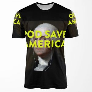 Pod Save America Logo All-over-print T-shirt