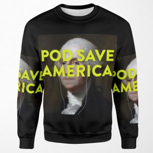 Pod Save America Logo All-over-print Unisex Sweatshirt
