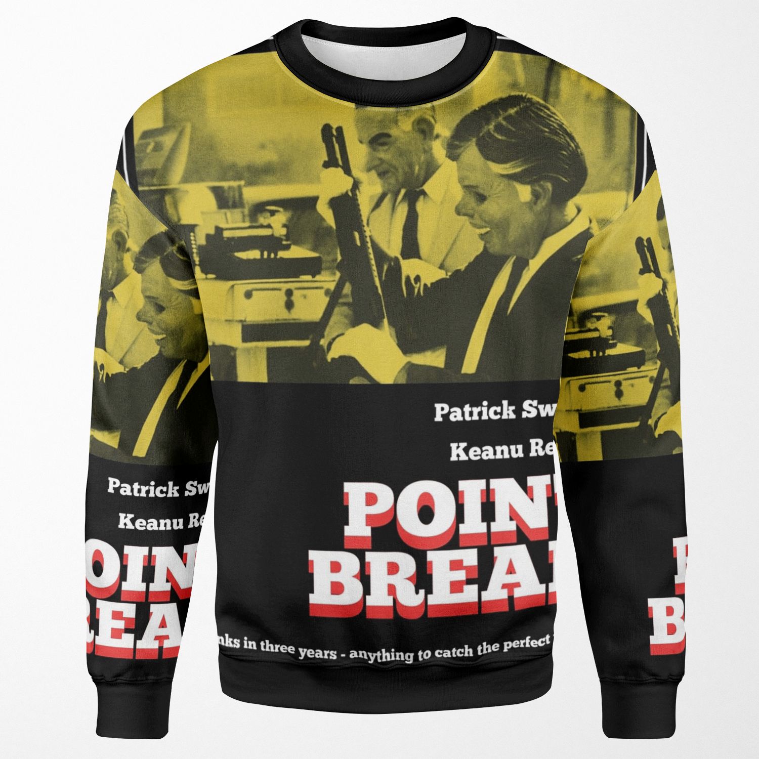 Point Break 70S Grindhouse Style All-over-print Unisex Sweatshirt