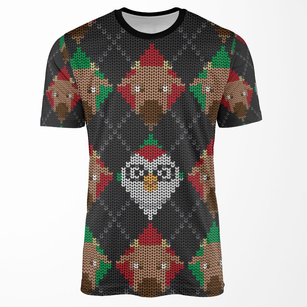 Pokemon Christmas Sweater All-over-print T-shirt