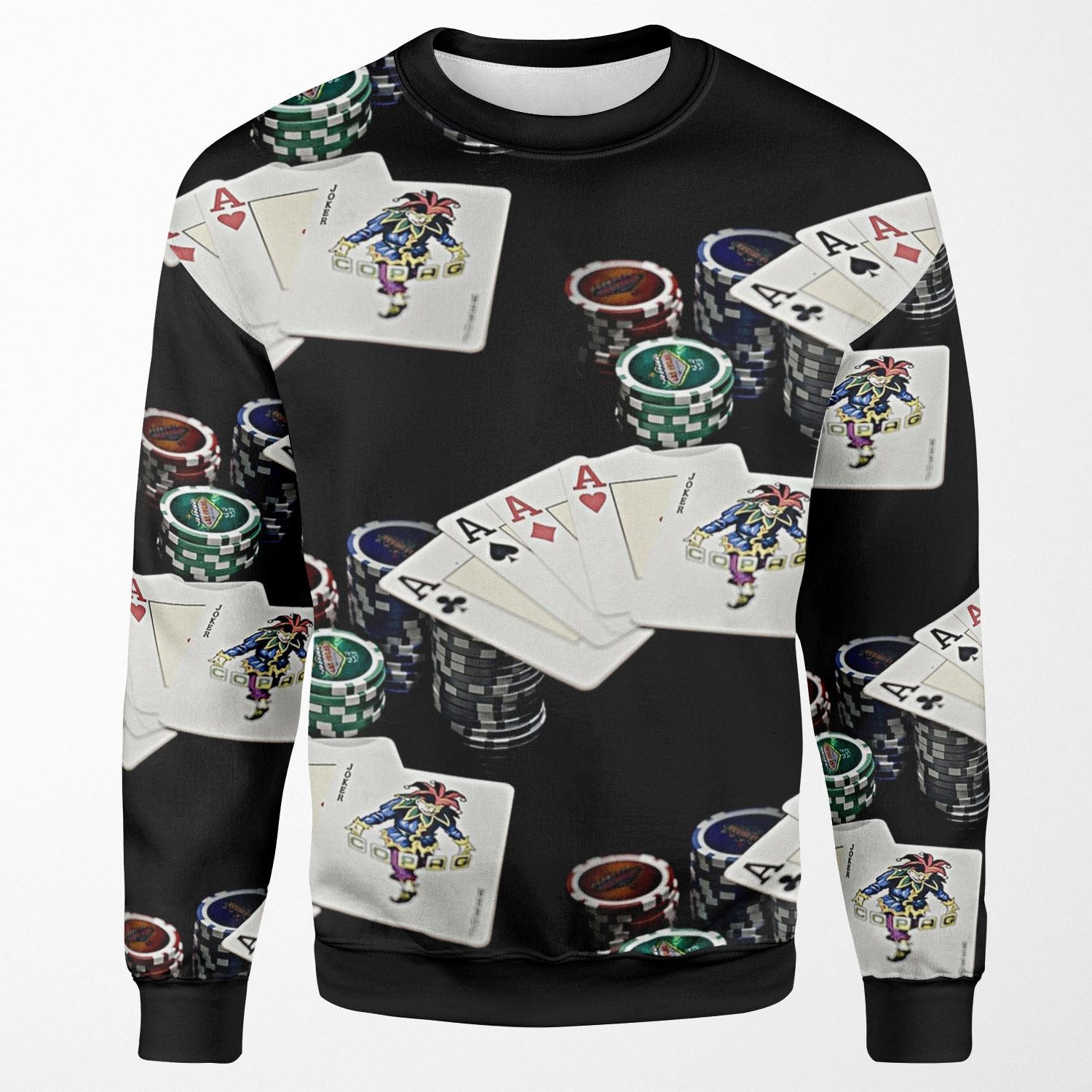 Poker Night All-over-print Unisex Sweatshirt