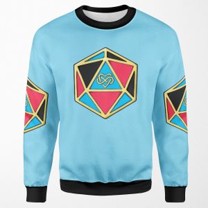 Polyamorous D20 All-over-print Unisex Sweatshirt