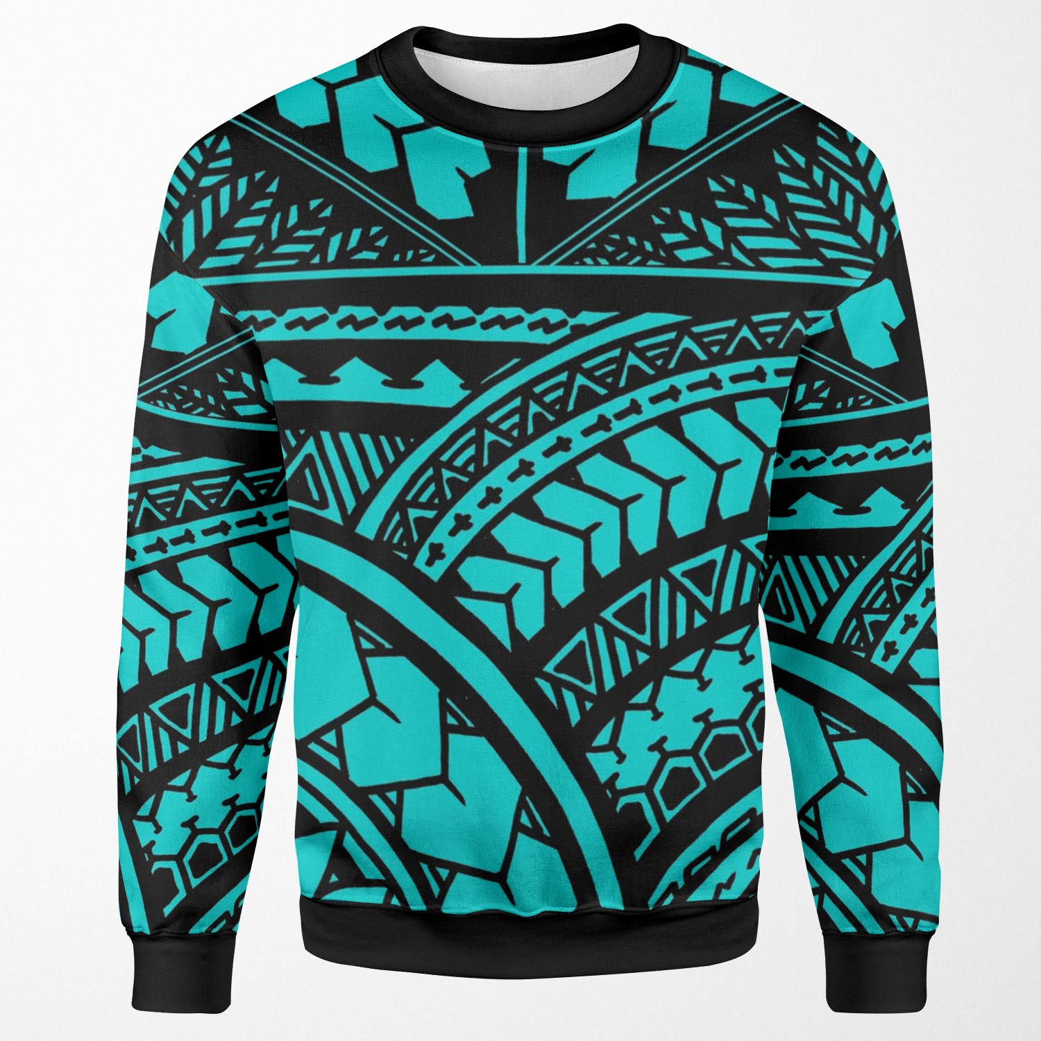 Polynesian Hawaiian All Over Tribal Print All-over-print Unisex Sweatshirt