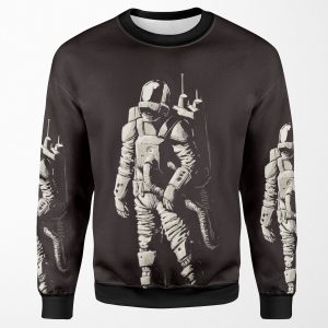 Pondering Astronaut All-over-print Unisex Sweatshirt