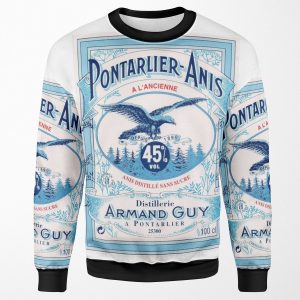 Pontarlier Anise All-over-print Unisex Sweatshirt