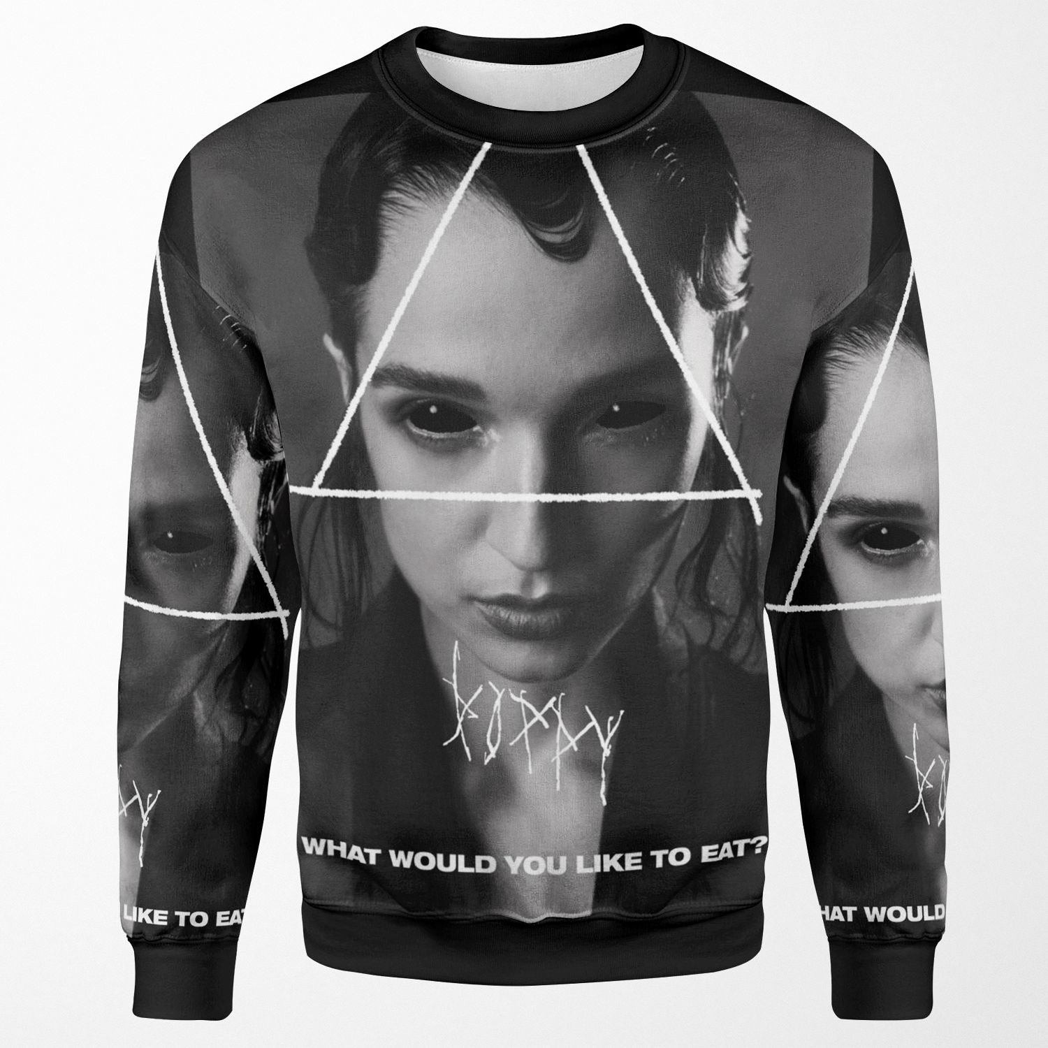 Poppy What Would You Like To Eat All-over-print Unisex Sweatshirt