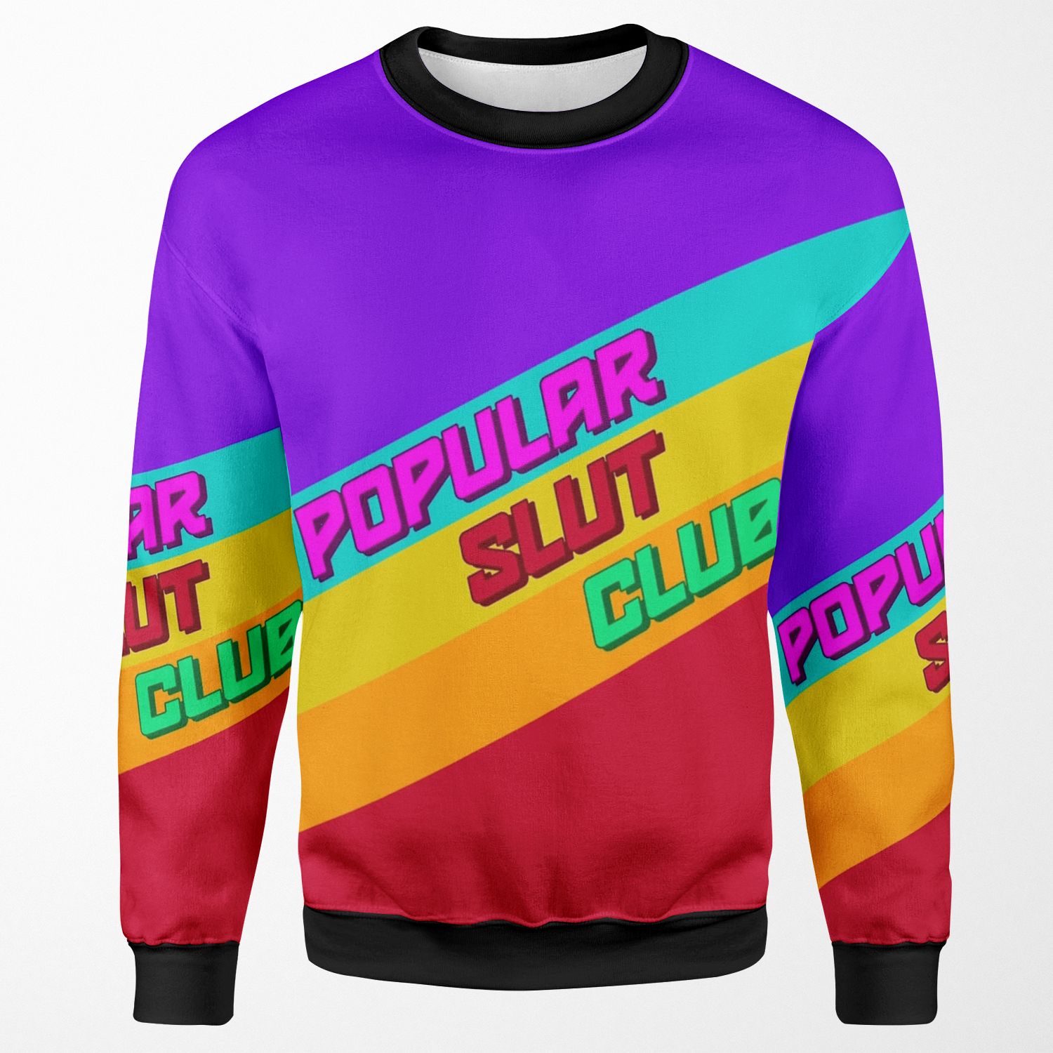 Popular Slut Club All-over-print Unisex Sweatshirt