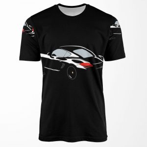 Porsche Cayman S Black Edition All-over-print T-shirt