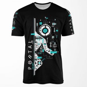 Portal 2 Art All-over-print T-shirt