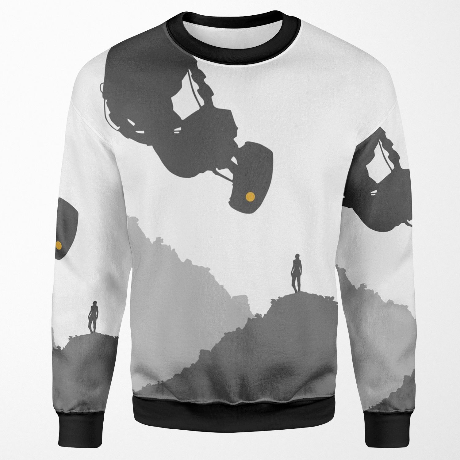 Portal 2 Minimalist Quote All-over-print Unisex Sweatshirt