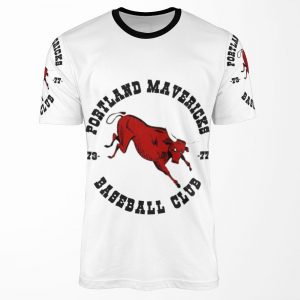 Portland Mavericks Baseball Club Shirt Retro Vintage 70S Tbt All-over-print T-shirt