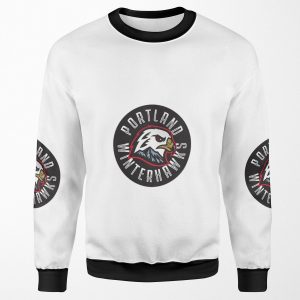 Portland Winterhawks All-over-print Unisex Sweatshirt