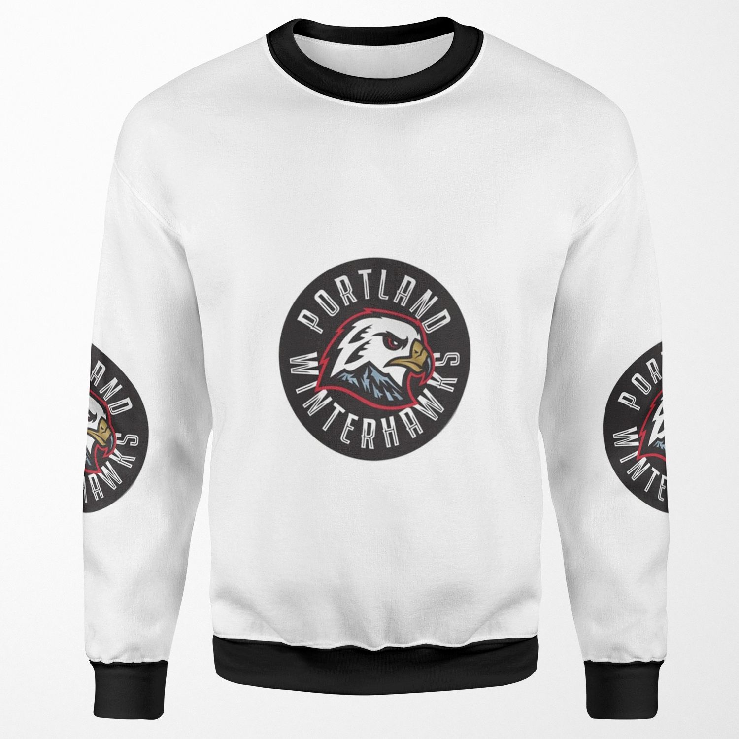 Portland Winterhawks All-over-print Unisex Sweatshirt