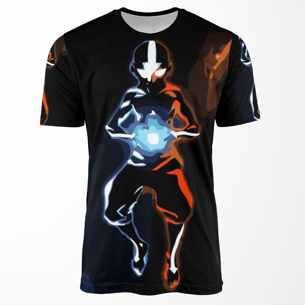 Positive And Negative Chakras All-over-print T-shirt