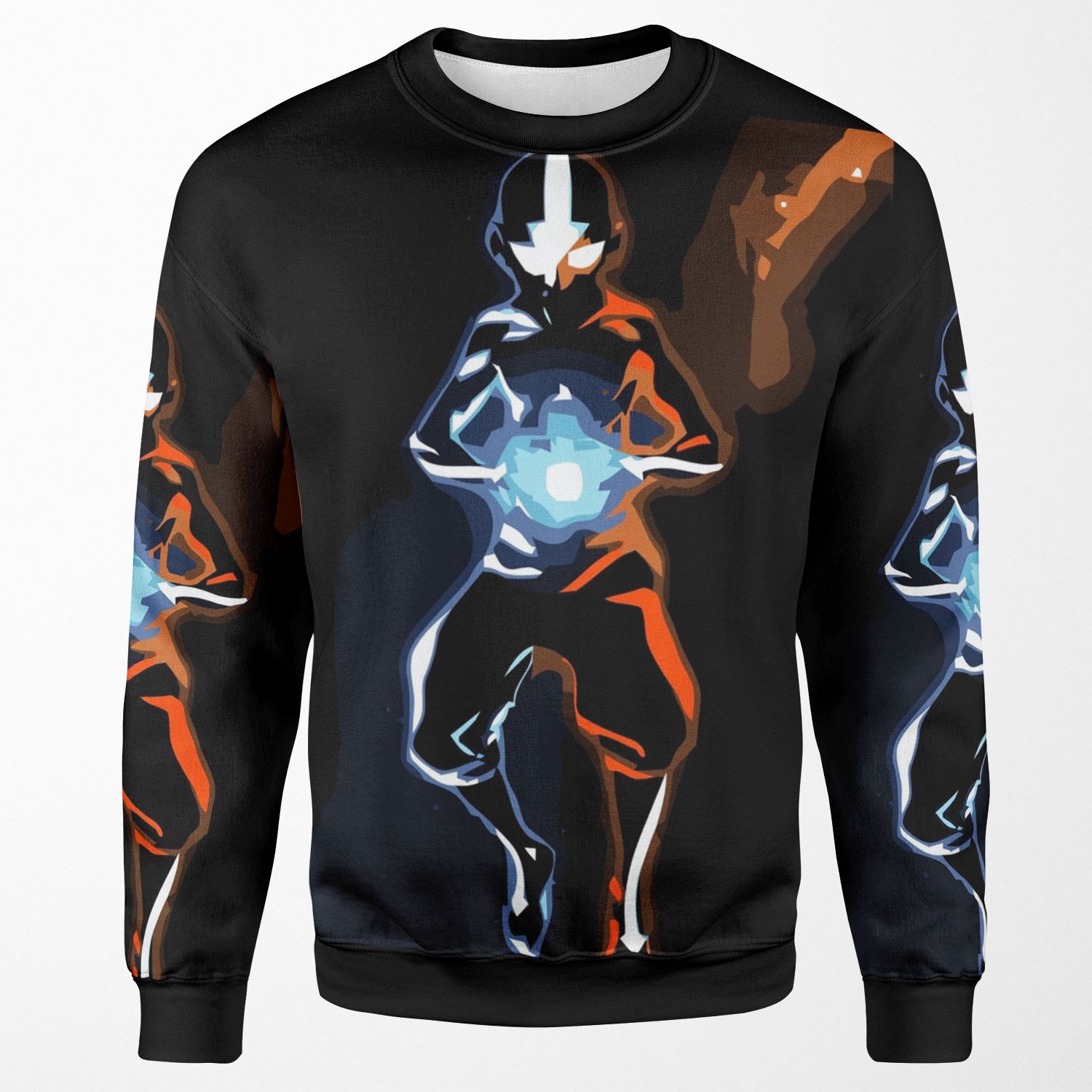 Positive And Negative Chakras All-over-print Unisex Sweatshirt