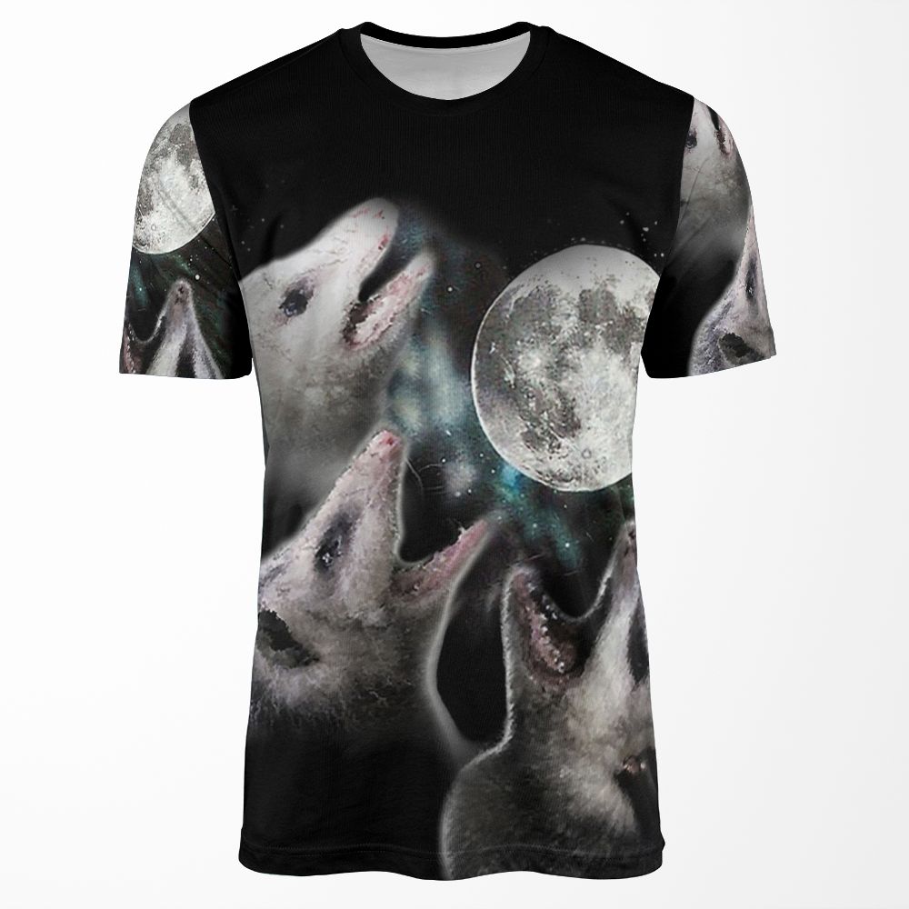 Possum Moon All-over-print T-shirt