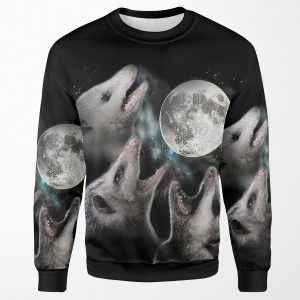 Possum Moon All-over-print Unisex Sweatshirt