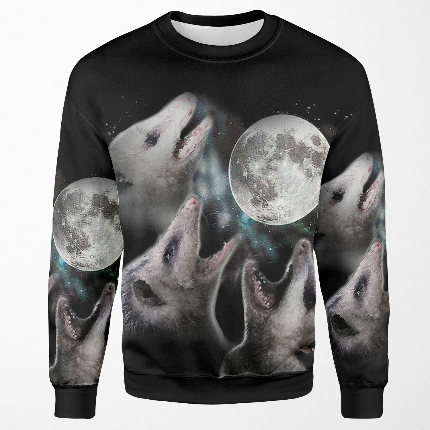 Possum Moon All-over-print Unisex Sweatshirt