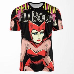 Post Punk Super Friends Spell All-over-print T-shirt