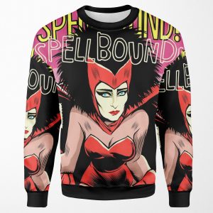Post Punk Super Friends Spell All-over-print Unisex Sweatshirt