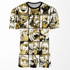 Present Mic Color Version My Hero Academia Collage All-over-print T-shirt