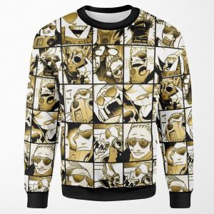 Present Mic Color Version My Hero Academia Collage All-over-print Unisex Sweatshirt