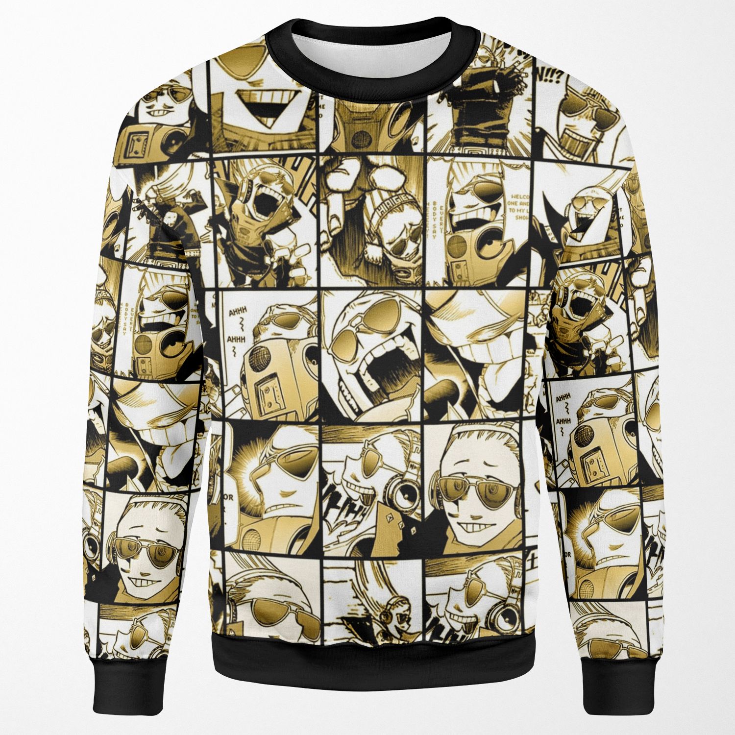 Present Mic Color Version My Hero Academia Collage All-over-print Unisex Sweatshirt