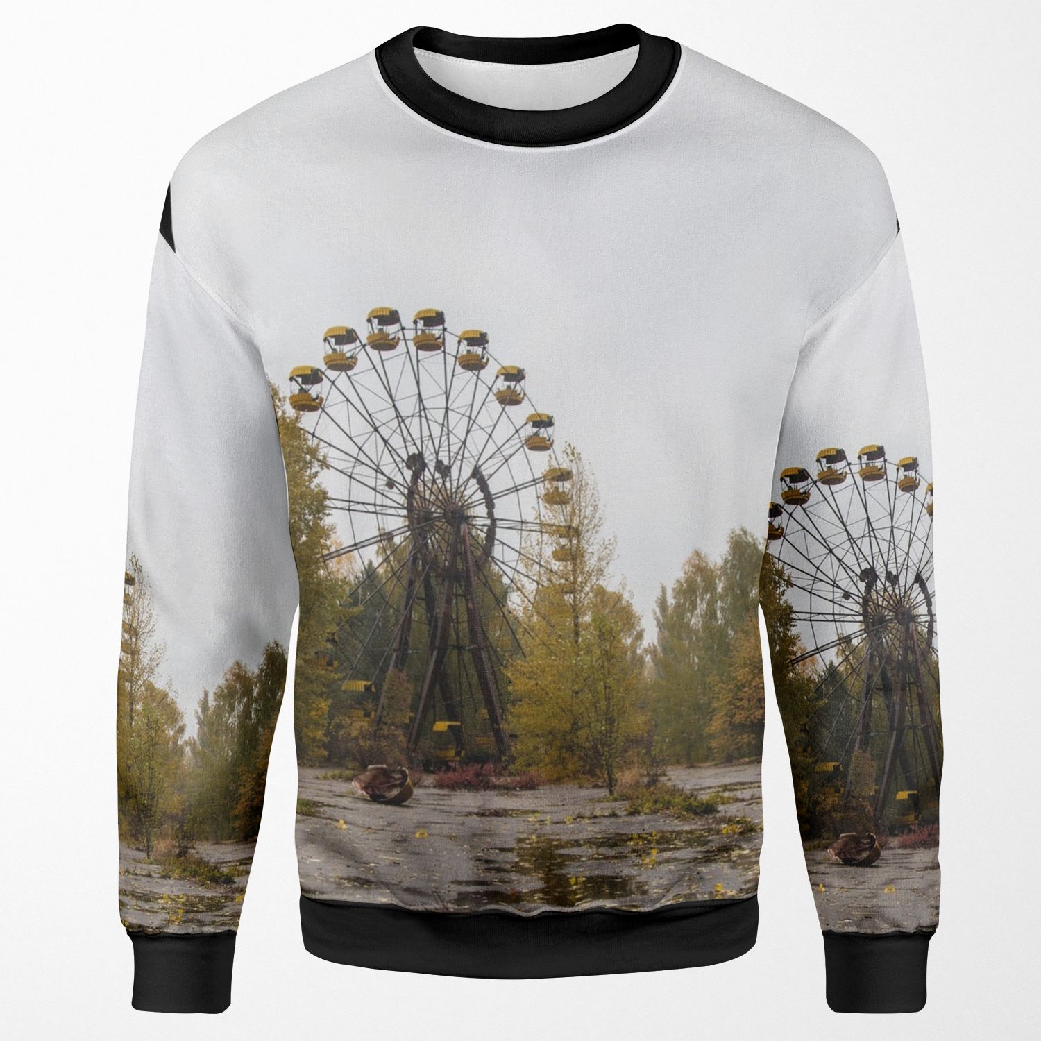 Pripyat Chernobyl Ferris Wheel All-over-print Unisex Sweatshirt