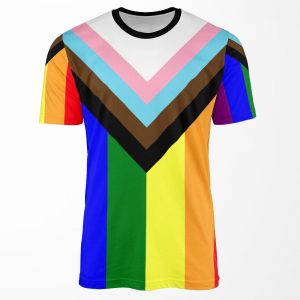 Progress Pride Flag All-over-print T-shirt