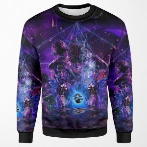 Psilocybin Fungal Shamen All-over-print Unisex Sweatshirt