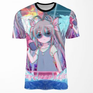 Psychedelic All-over-print T-shirt
