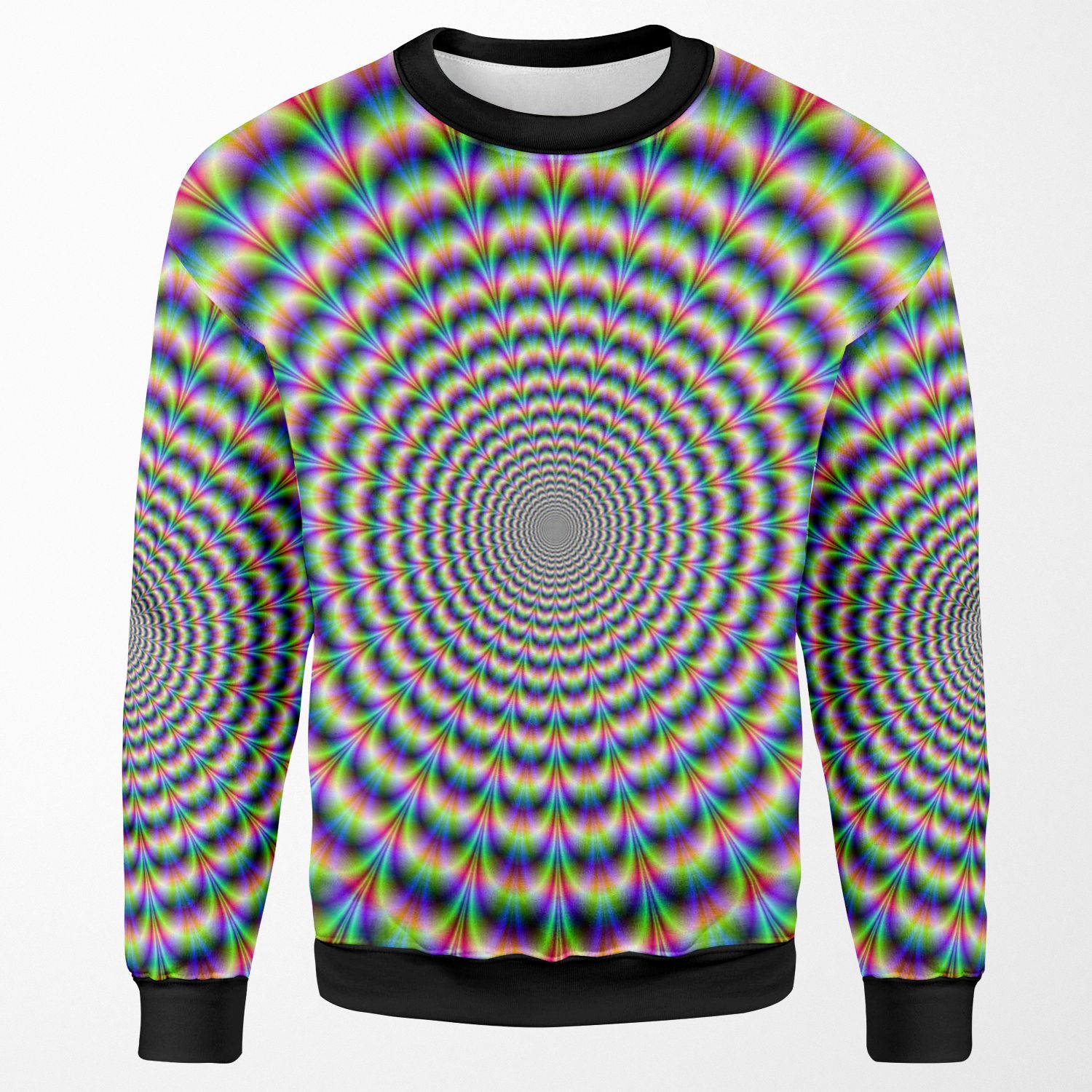 Psychedelic Pulse All-over-print Unisex Sweatshirt