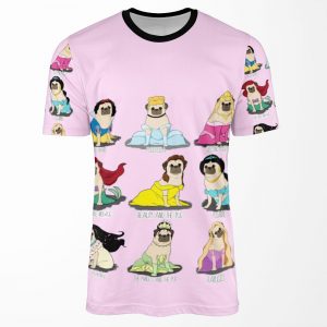 Pug Princesses All-over-print T-shirt