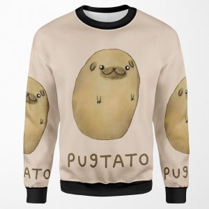 Pugtato All-over-print Unisex Sweatshirt
