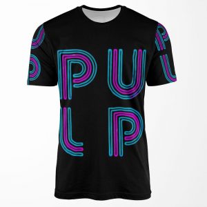 Pulp Neon Logo All-over-print T-shirt