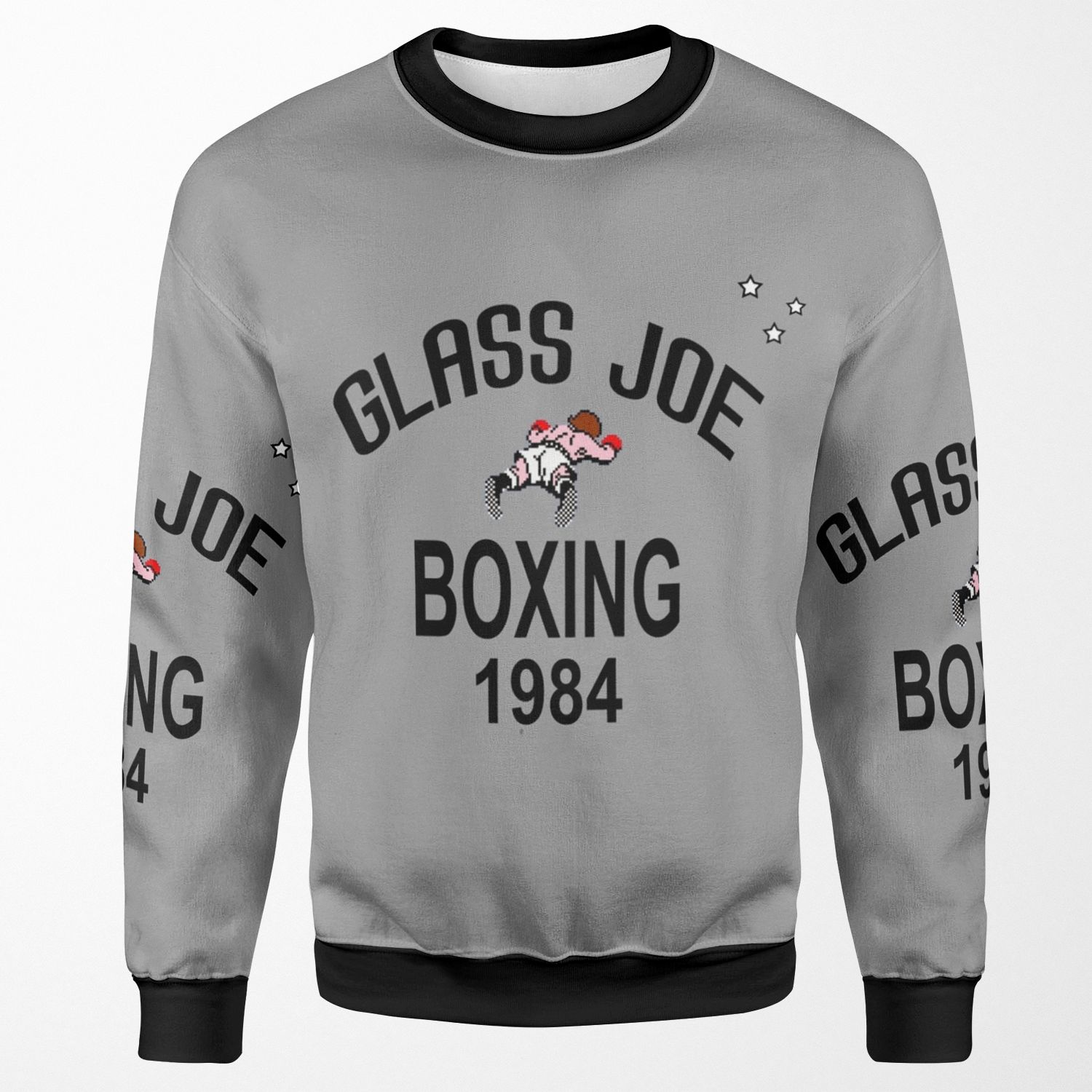Punch Out Glass Joe Boxing All-over-print Unisex Sweatshirt