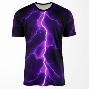 Purple Thunder All-over-print T-shirt