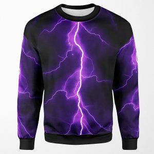 Purple Thunder All-over-print Unisex Sweatshirt