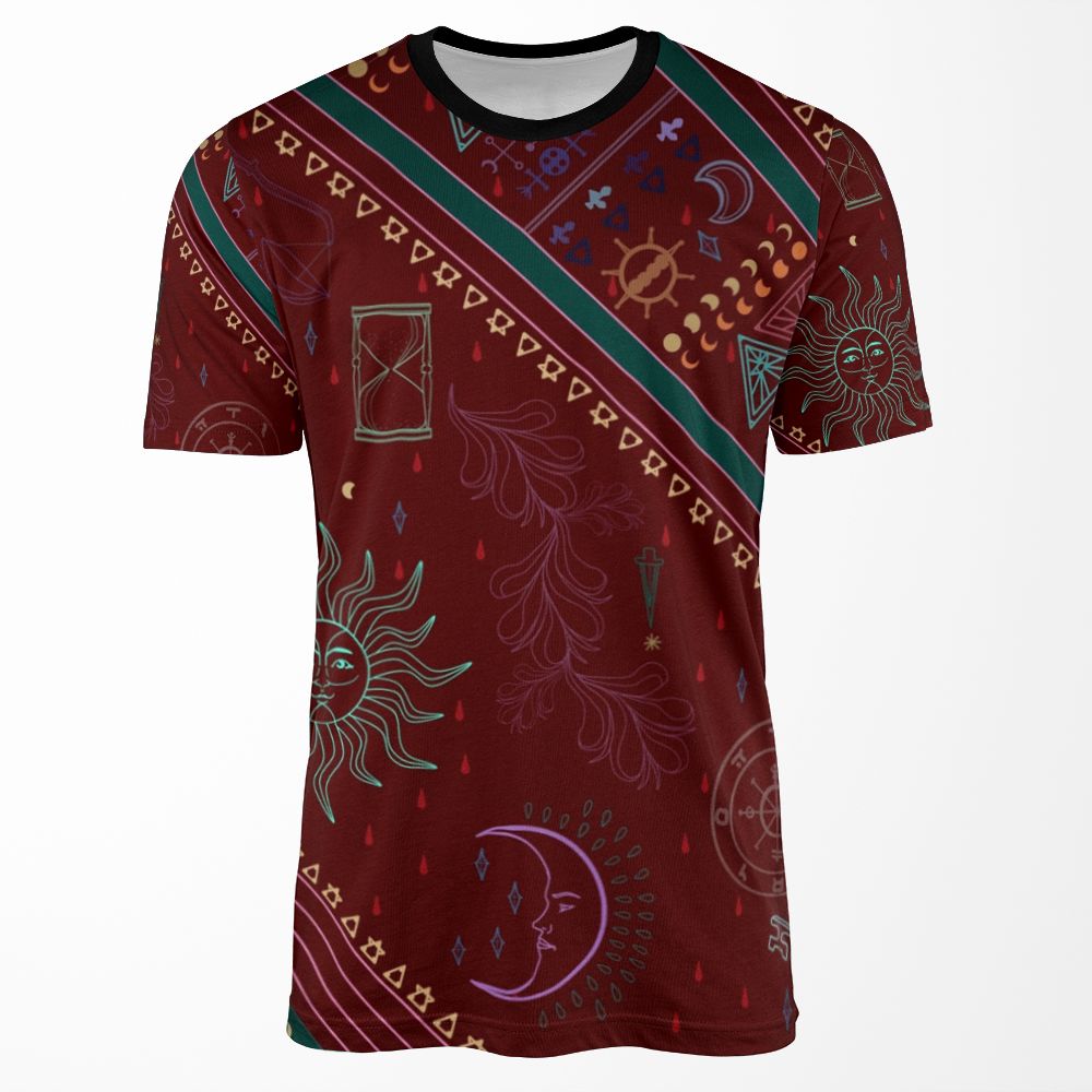 Pyramid All-over-print T-shirt