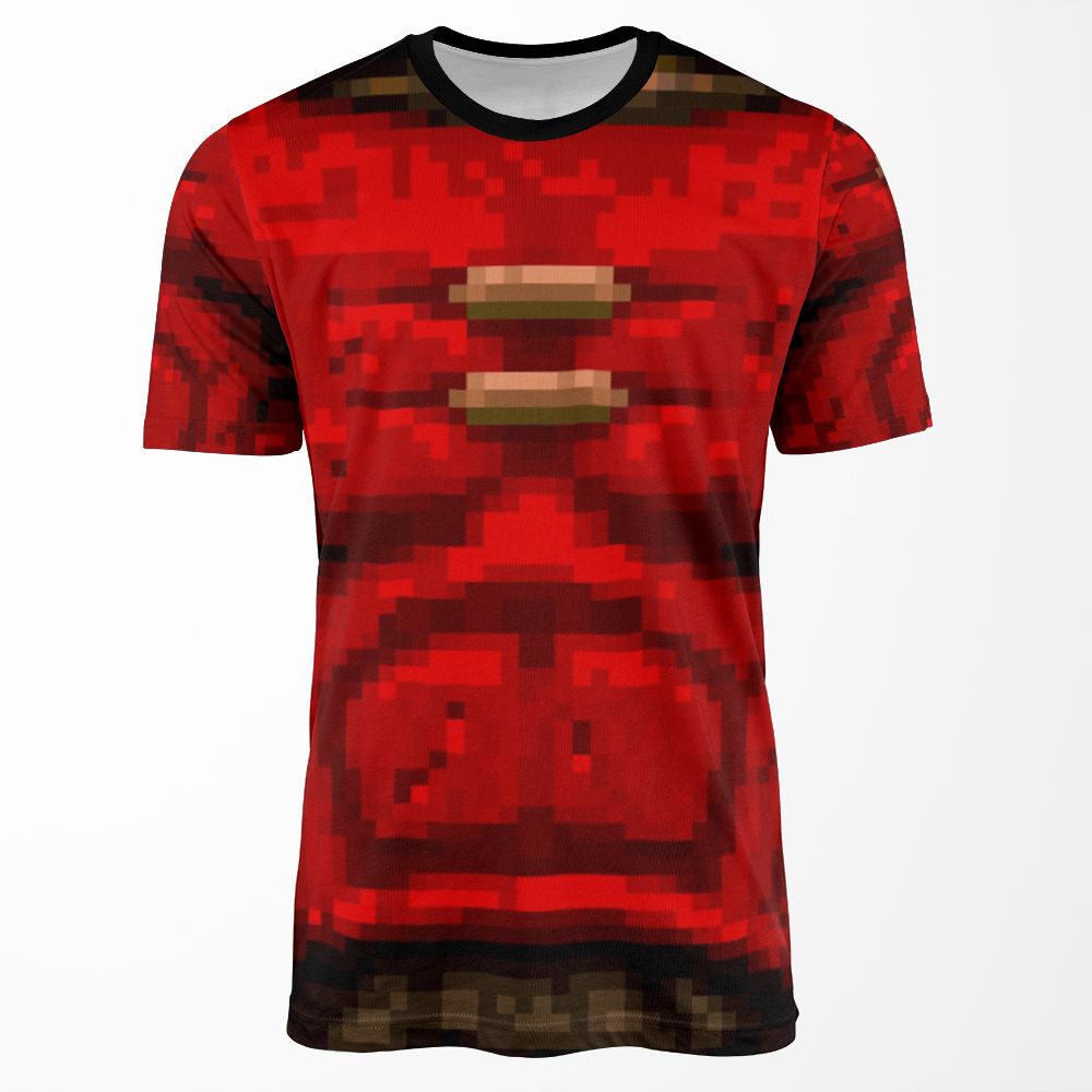 Quake Red Armor All-over-print T-shirt