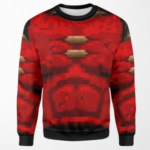 Quake Red Armor All-over-print Unisex Sweatshirt