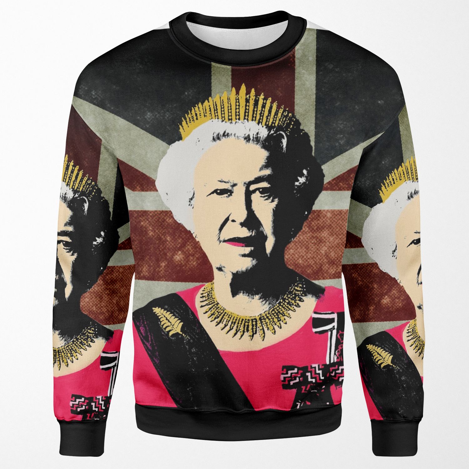 Queen Elizabeth Ii All-over-print Unisex Sweatshirt