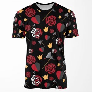 Queen Of Hearts Icons All-over-print T-shirt