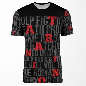 Quentin Tarantino Movies Vintage Grunge Style All-over-print T-shirt